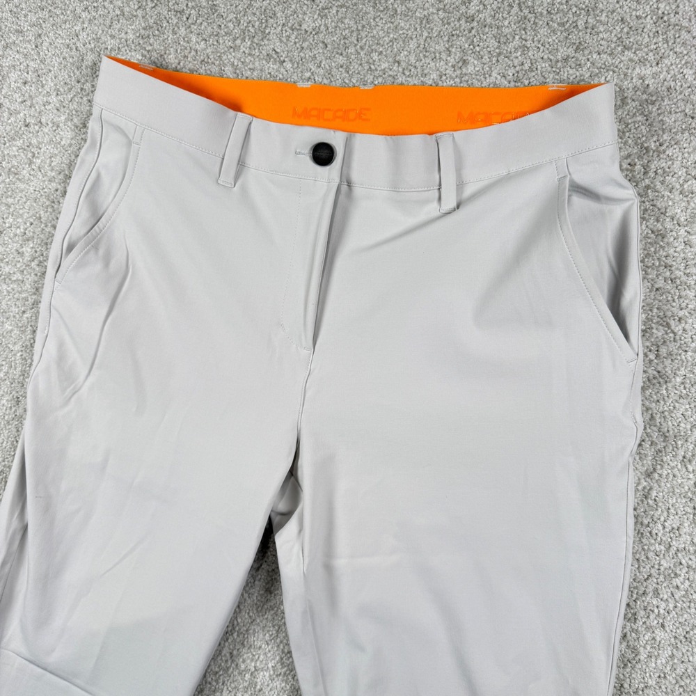 Macade Golf Joggers Mens 40 R Gray Slim Fit Zipper Ankle Performance Pants
